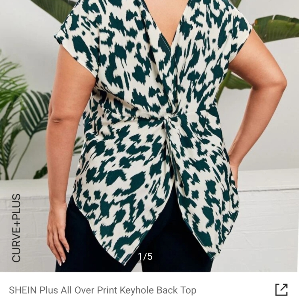 Keyhole back top